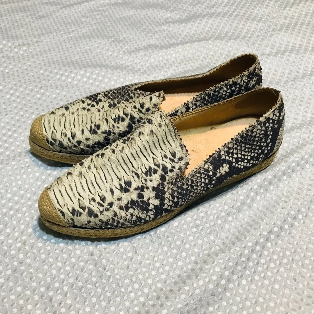 Stuart weitzman catalán snake espadrilles‎